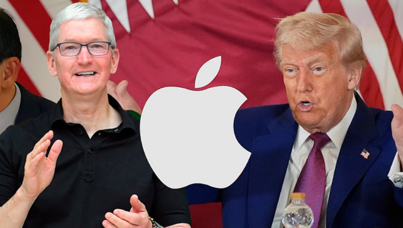 ट्रंप की एपल को धमकी: ‘भारत में iPhone बनाना ठीक, लेकिन अमेरिका में बिक्री के लिए 25% टैरिफ’